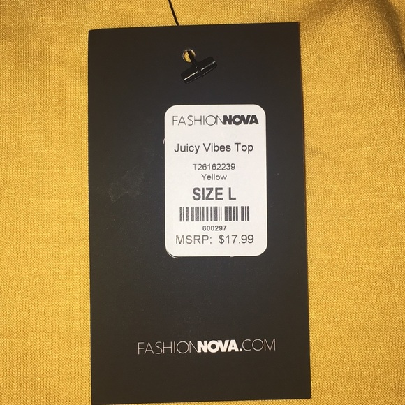 Juicy Vibes Top (yellow) - Picture 5 of 7